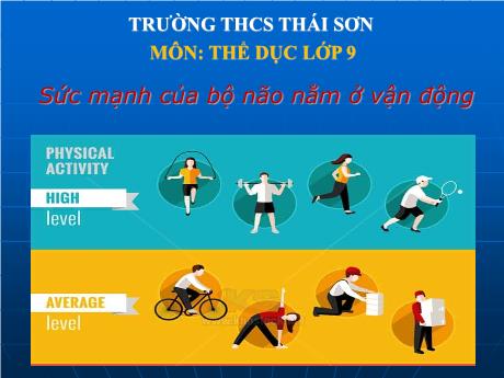 Bài giảng Giáo dục thể chất Lớp 9 - Tiết 30: Nhảy xa. Chạy bền - Trường THCS Thái Sơn
