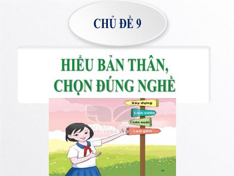 Bài giảng Hoạt động trải nghiệm hướng nghiệp Lớp 7 (Kết nối tri thức) - Chủ đề 9: Hiểu bản thân, chọn đúng nghề