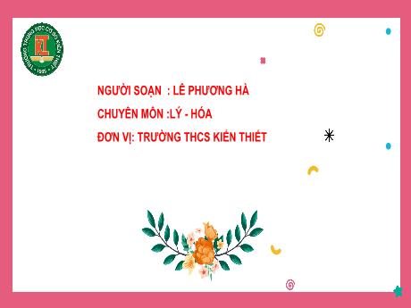 Bài giảng Khoa học tự nhiên Lớp 6 (Kết nối tri thức) - Bài 53: Mặt trăng - Lê Phương Hà