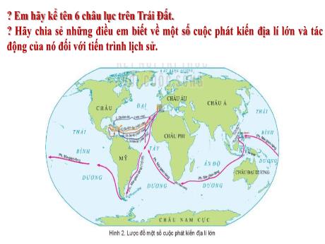 Bài giảng Lịch sử và Địa lí Lớp 7 (Kết nối tri thức) - Chủ đề 1: Các cuộc phát kiến địa lí