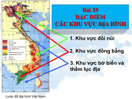 Bài giảng Lịch sử và Địa lí Lớp 8 - Bài 29: Đặc điểm các khu vực địa hình