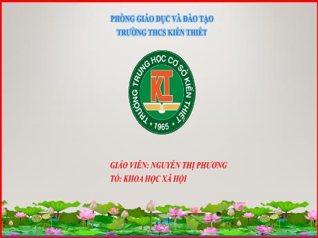 Bài giảng Ngữ Văn Lớp 7 (Nói và nghe) Sách Kết nối tri thức - Bài 2: Khúc nhạc tâm hồn - Tiết 24+25: Trình bày suy nghĩ về 1 vấn đề đời sống (Được gợi ra từ 1 tác phẩm văn học đã học) - Nguyễn Thị Phương