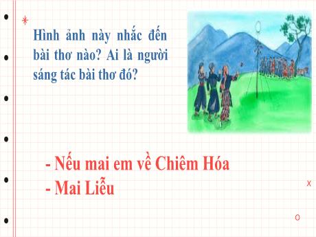 Bài giảng Ngữ Văn Lớp 8 (Cánh diều) - Bài 2: Viết đoạn văn ghi lại cảm nghĩ sau khi đọc 1 bài thơ sáu chữ, bảy chữ