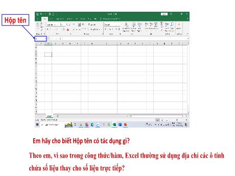 Bài giảng Tin học 8 (Cánh diều) - Bài 5: Các kiểu địa chỉ trong Excel