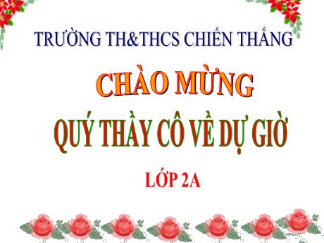 Bài giảng Toán Lớp 2 (Kết nối tri thức) - Bài 54: So sánh các số trong phạm vi 1000
