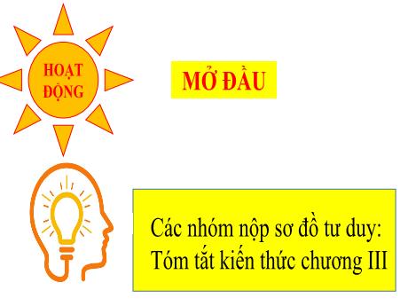 Bài giảng Toán Lớp 8 (Cánh diều) - Bài: Ôn tập chương III
